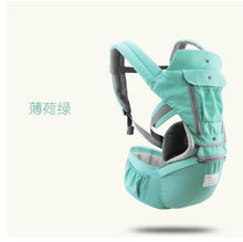Load image into Gallery viewer, AIEBAO Ergonomic Baby Carrier Infant Kid Baby Hipseat Sling Front Facing Kangaroo Baby Wrap Carrier for Baby Travel 0-18 Months